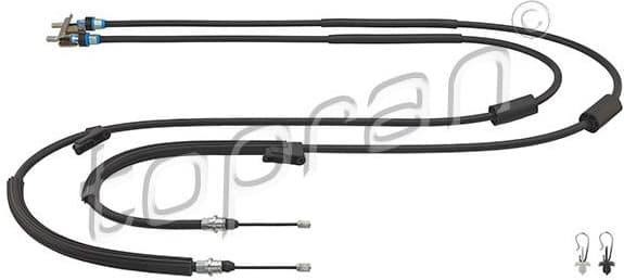 Cable Pull, parking brake 304 251
