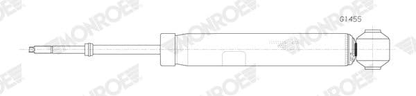 Shock Absorber MONROE ORIGINAL (Gas Technology) G1455
