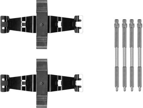 Accessory Kit, disc brake pad 82551400