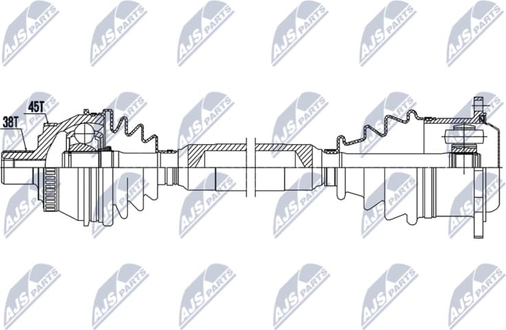 Drive Shaft NPW-AU-063