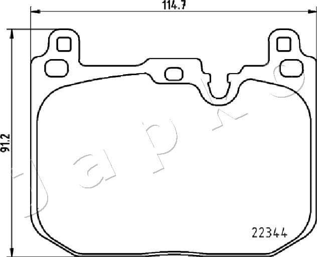 Brake Pad Set, disc brake 500135 - image 2