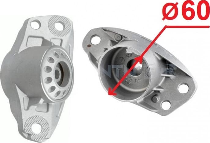 Shock absorber mounting rear 80001560
