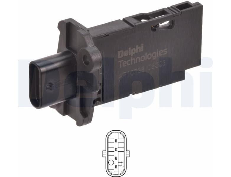 Mass Air Flow Sensor AF10738-12B1