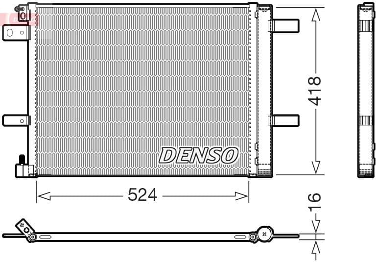 Condenser, air conditioning DCN07062