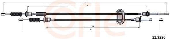 Cable Pull, manual transmission 92.11.2886