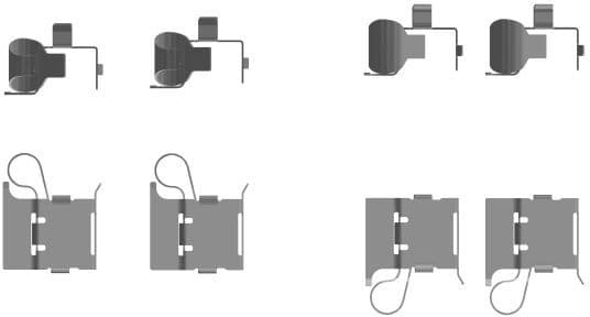 Accessory Kit, disc brake pad 82556700