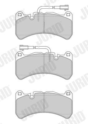 Brake Pad Set, disc brake 573663J - image 2