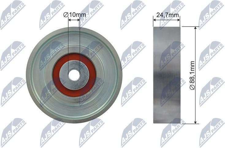 Tensioner Pulley, V-ribbed belt RNK-TY-040