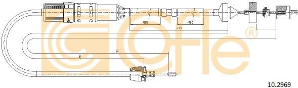 Cable Pull, clutch control 10.2969
