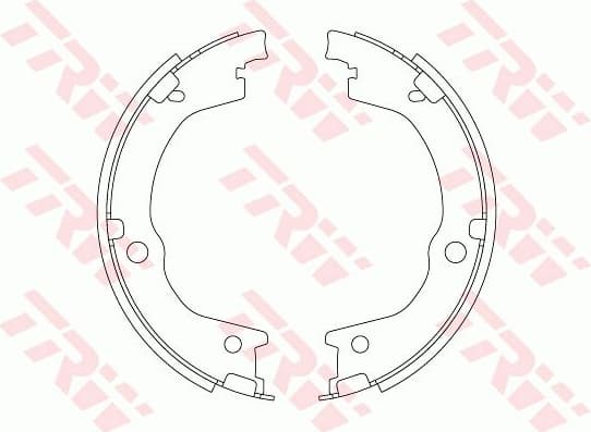 Brake Shoe Set, parking brake GS8829