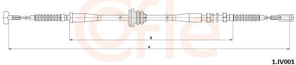 Cable Pull, parking brake 92.1.IV001