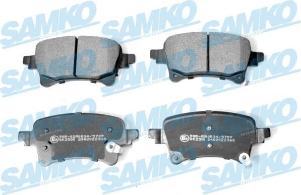 Brake Pad Set, disc brake 5SP2360