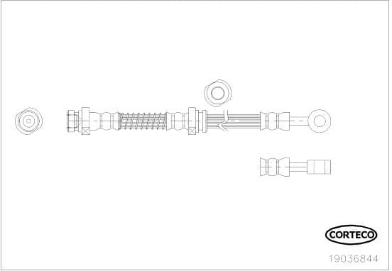 Brake Hose 19036844 - image 2