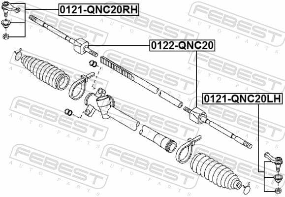 Tie Rod End 0121-QNC20RH - image 2
