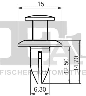 Clip, trim/protection strip 73-30001.25 - image 2