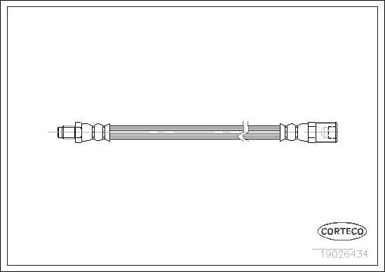 Brake Hose 19026434 - image 2