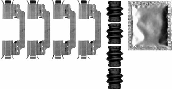 Accessory Kit, disc brake pad 82541700