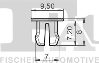 Clip, trim/protection strip 33-60005.5 - image 2