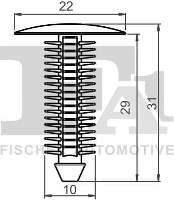 Clip, trim/protection strip 33-10026.10 - image 2
