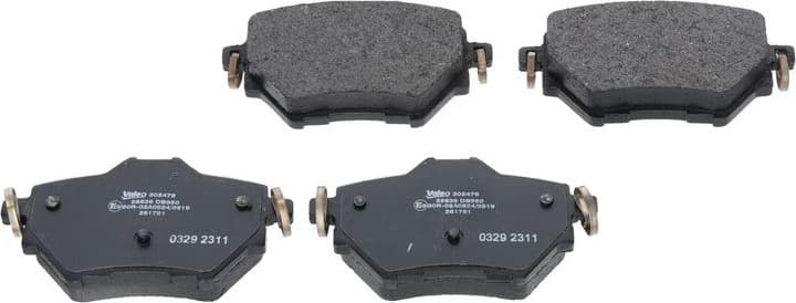 Brake Pad Set, disc brake ESSENTIAL 302478