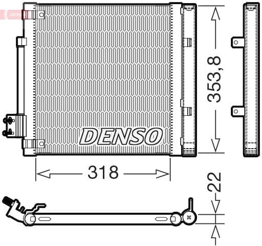 Condenser, air conditioning DCN99082