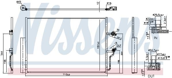 Condenser, air conditioning ** FIRST FIT ** 941263
