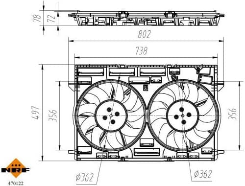 Fan, engine cooling 470122 - image 5