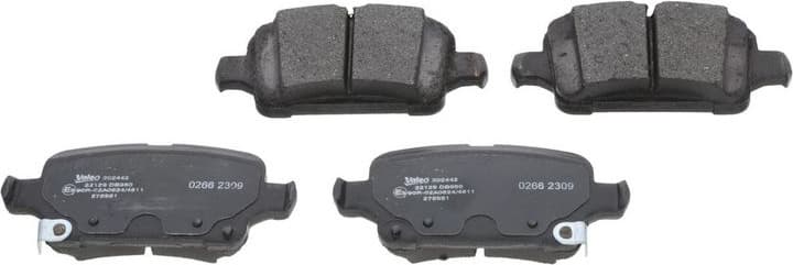 Brake Pad Set, disc brake ESSENTIAL 302442