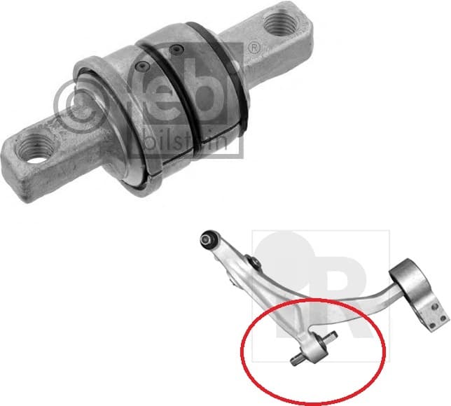 Silentblock front axle 36162