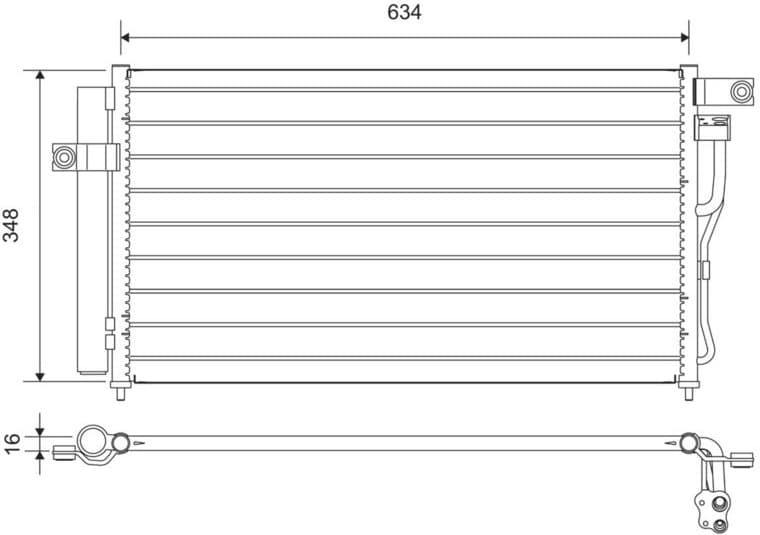 Condenser, air conditioning 812668
