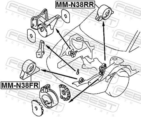 Mounting, engine MM-N38RR - image 2