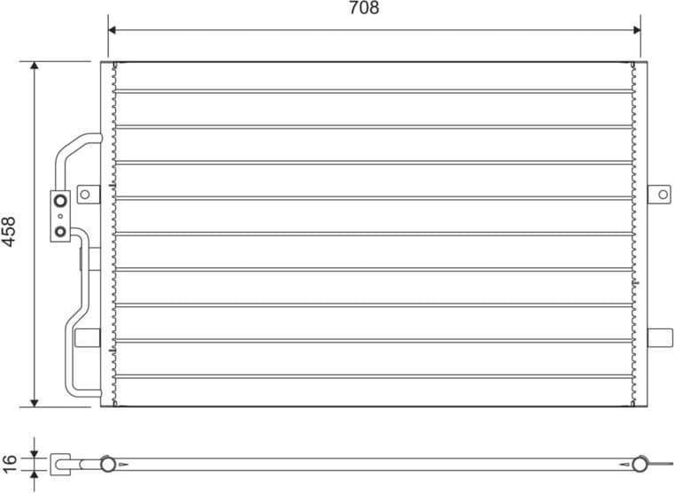 Condenser, air conditioning 812710