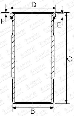 Cylinder Liner 15-570090-00