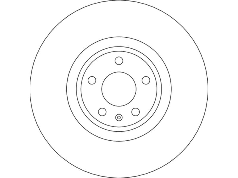 Brake Disc TRW SINGLE DF6729S