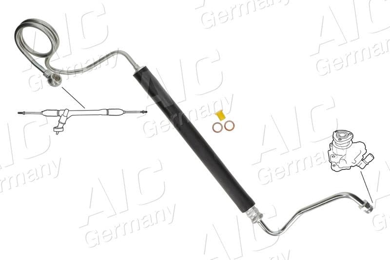 Hydraulic Hose, steering Original AIC Quality 59897 - image 3