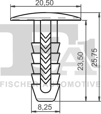 Clip, trim/protection strip 33-10020.5 - image 2