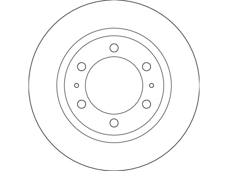 Brake Disc TRW SINGLE DF6817S
