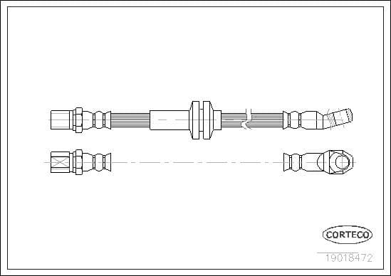 Brake Hose 19018472 - image 2