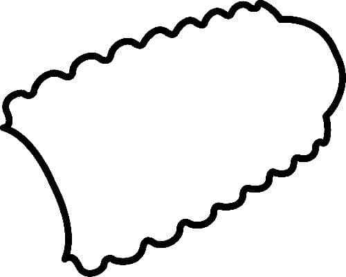 Gasket, oil sump 028054P - image 2