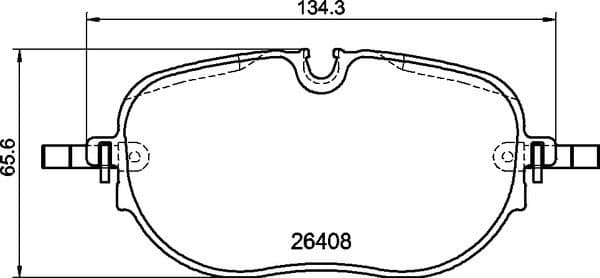Brake Pad Set, disc brake PRIME LINE P 85 195