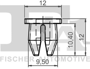 Clip, trim/protection strip 77-60003.5 - image 2