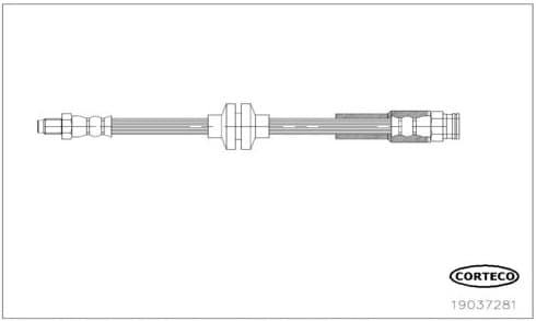 Brake Hose 19037281 - image 2