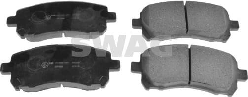 Brake Pad Set, disc brake 87 91 6660