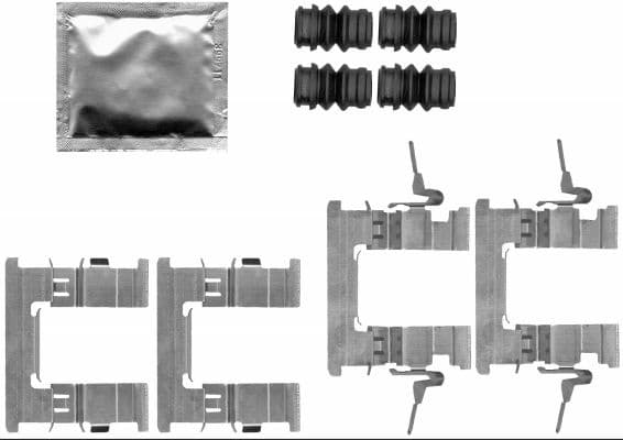 Accessory Kit, disc brake pad 82546400