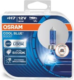 Osram Bulbs H7 COOL BLUE BOOST Next Gen, 2vnt - 62210CBB-HCB - image 2