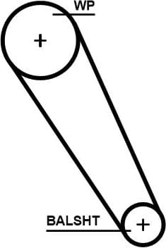 Water Pump & Timing Belt Kit PowerGrip™ KP15713XS - image 2