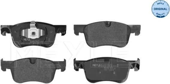 Brake Pad Set, disc brake MEYLE-ORIGINAL: True to OE. 025 258 3617