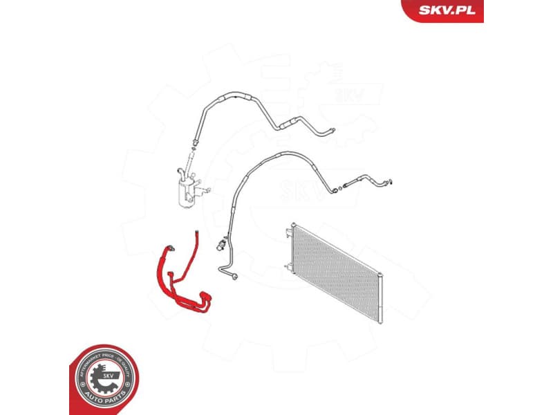High/Low-pressure Line, air conditioning 54SKV638