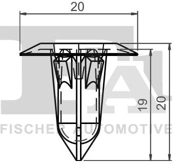 Clip, trim/protection strip 33-60013.25 - image 2
