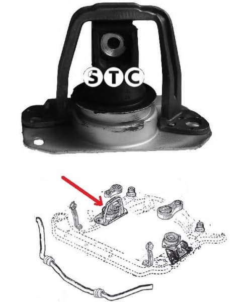 Mounting engine T404453